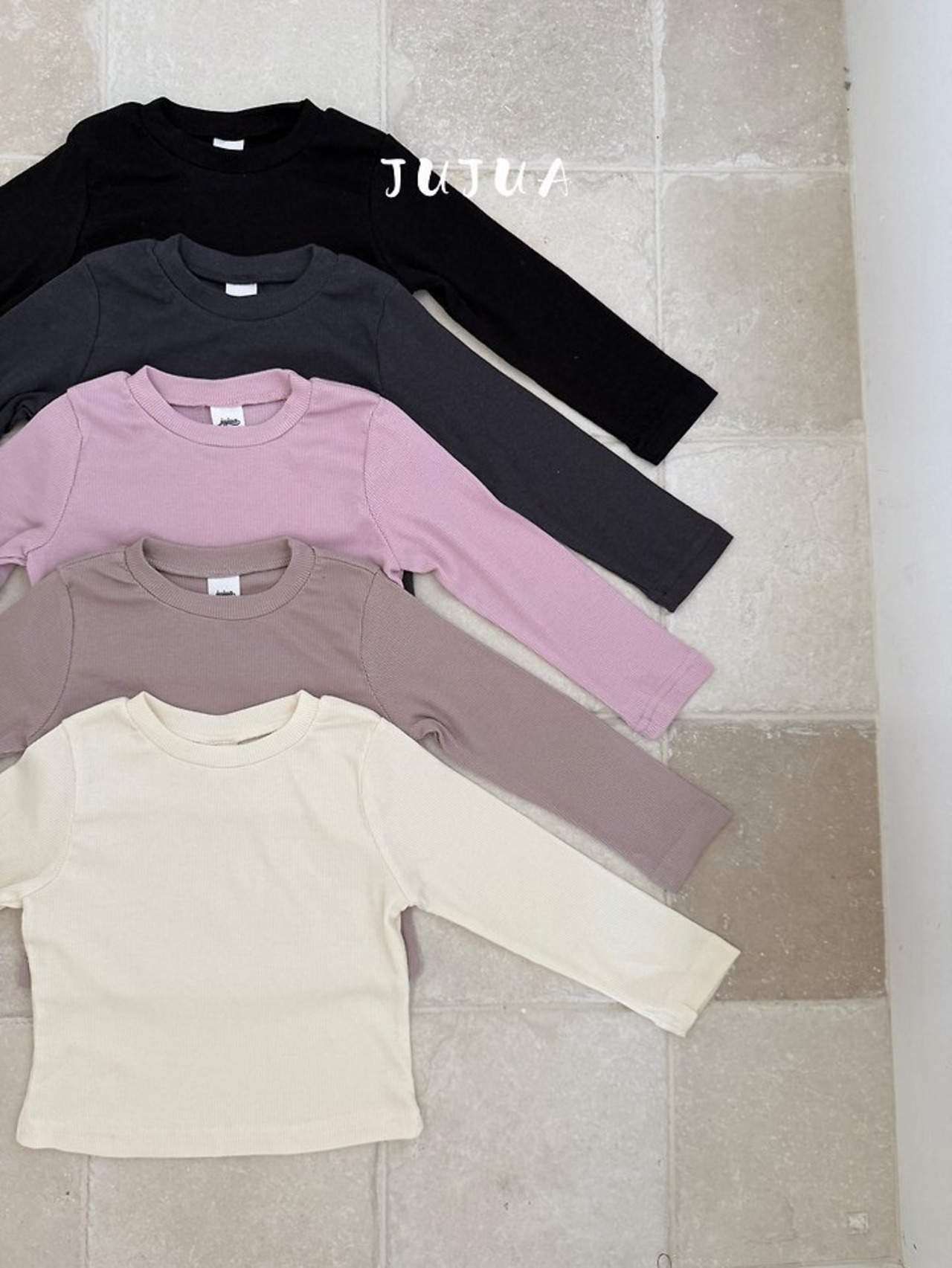 韓国子供服 / JUJUA / 26Autumn / ダルコム Tシャツ / 秋服 *XS~XL*