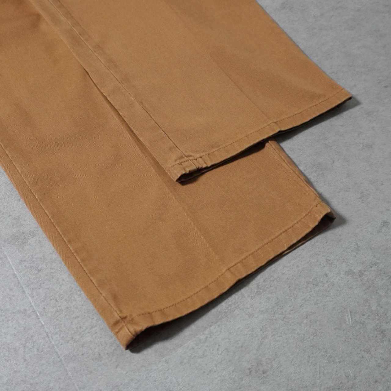90s 初期型 USA製 Polo by Ralph Lauren POLO CHINO "No pleats" Tobacco Brown [W36L31相当] 古着 - 6