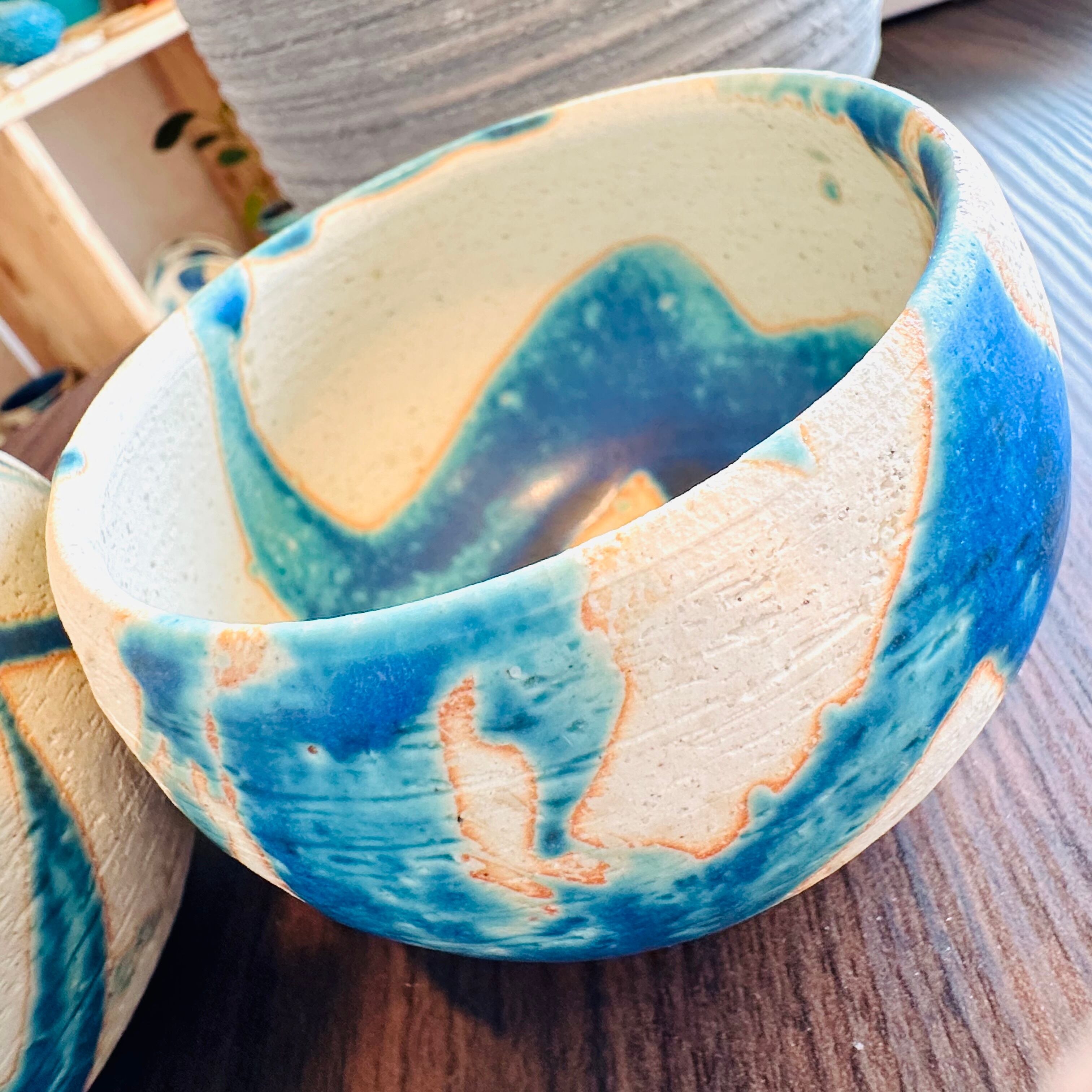 志陶房 夏至南風シリーズ ボウル 小 | B-Blue