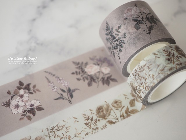 再販検討中「craftconsortium：Bell Fleur」2巻set マスキングテープ