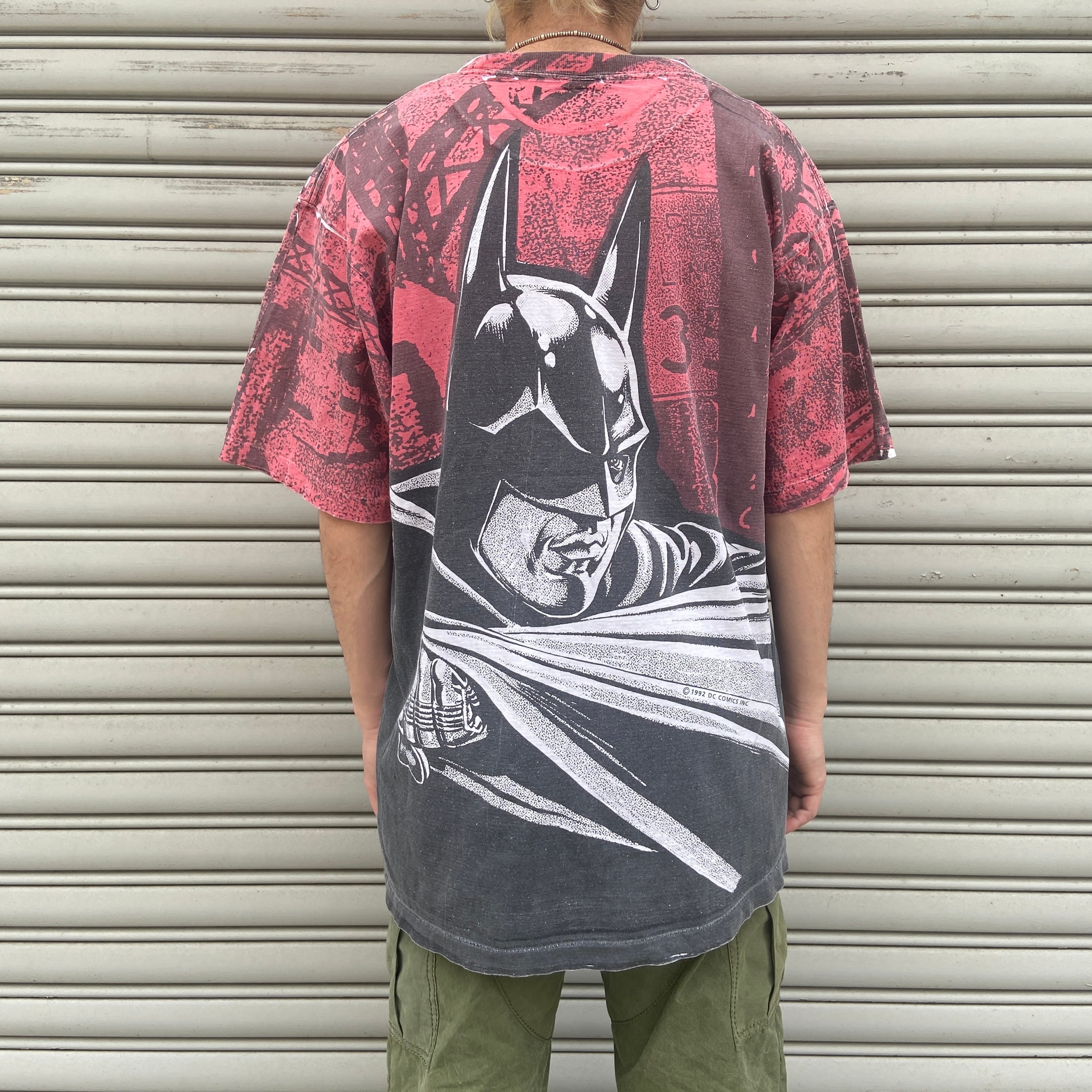 90s バットマン 総柄Tシャツ XL DC コミックス USA製 | 古着屋 Uan
