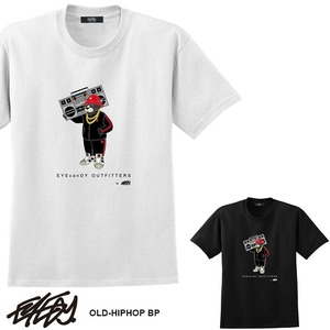 【eye-436ss】EYEDY アイディー OLD-HIPHOP BP ブラックパンサー ショートスリーブTシャツ 大きいサイズ WHTIE BLACK ホワイト ブラック ブ半袖 プリント