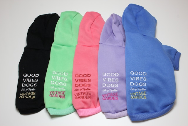 GOOD VIBES DOGS スウェットパーカー