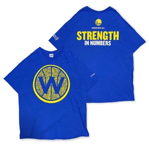 ゴールデンステート・ウォリアーズ 2014年 開幕記念「Strength in Numbers」 Tシャツ GILDAN 【現地試合会場で配布】