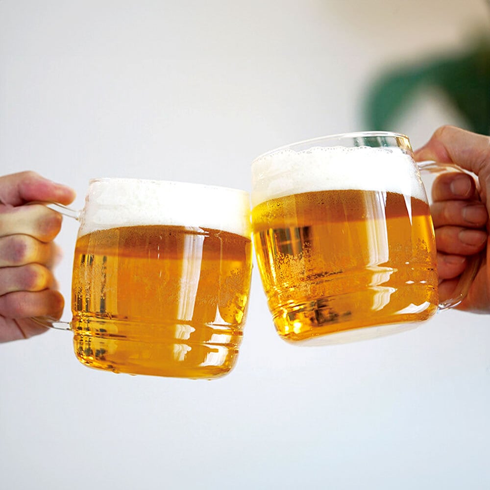 HARIO 耐熱グラス バレル 620mL ビールグラス おしゃれ ジョッキグラス