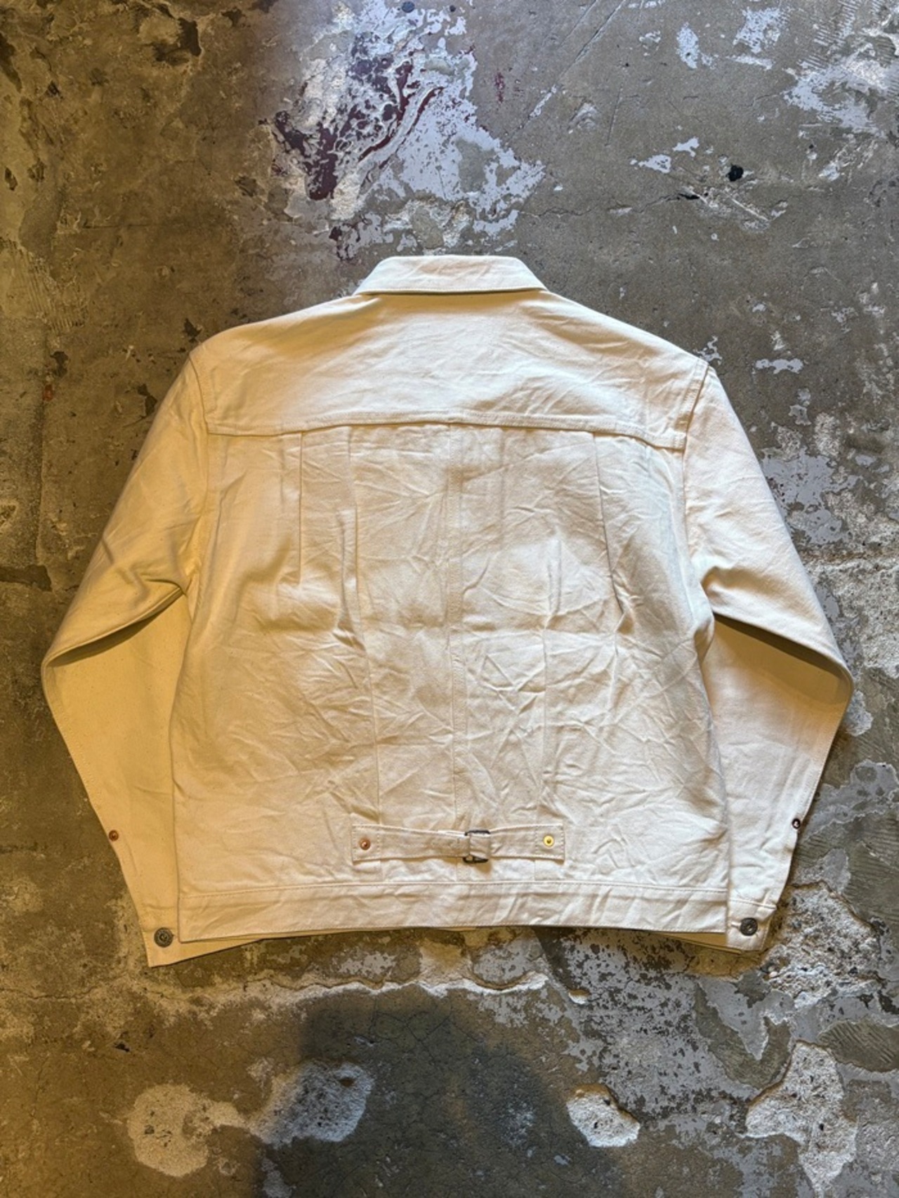 HOUSTON / Type1 Denim jacket " T-BACK " / ファースト / OFF WHITE / 51373 - 6