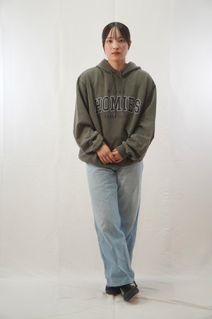 【受注生産】OLD SIGNATURE HOODIE color Fade grey