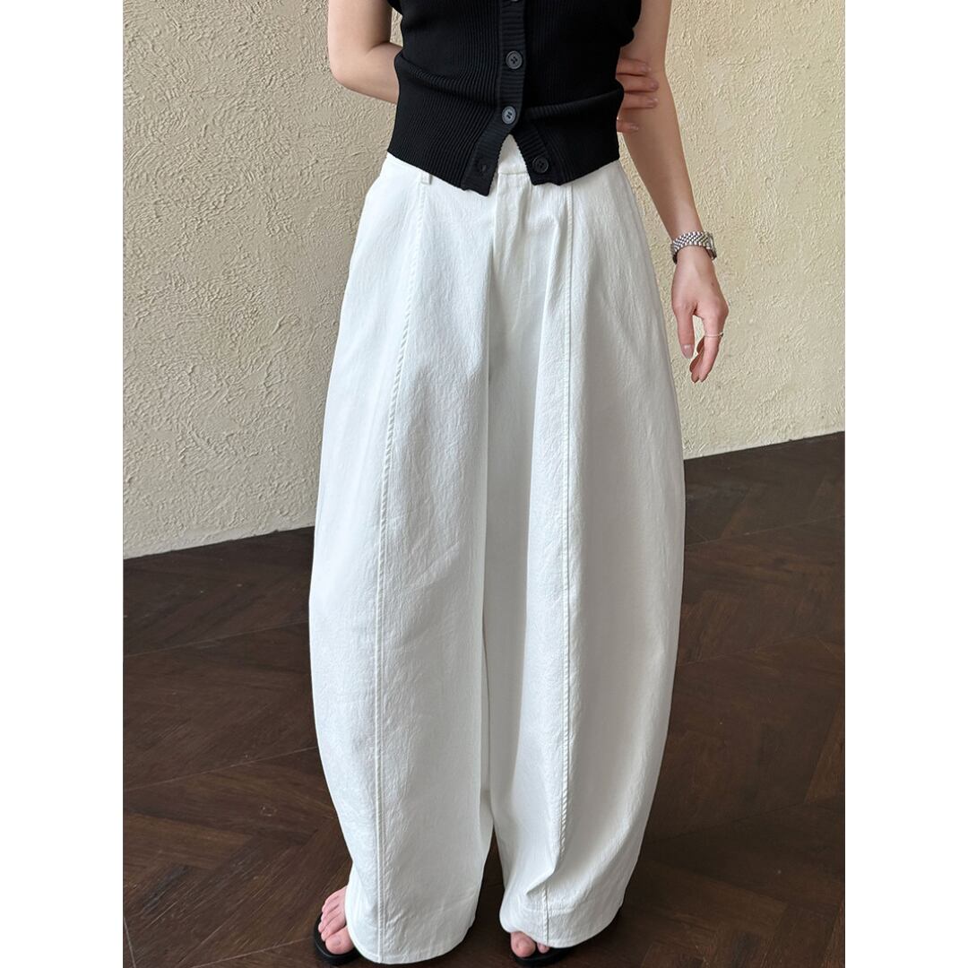 High Waist Loose Wide Pants k0727