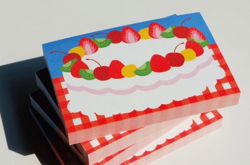fruit fries】メモ帳 whole cake | 韓国文具・雑貨 kaulcoffee.studio