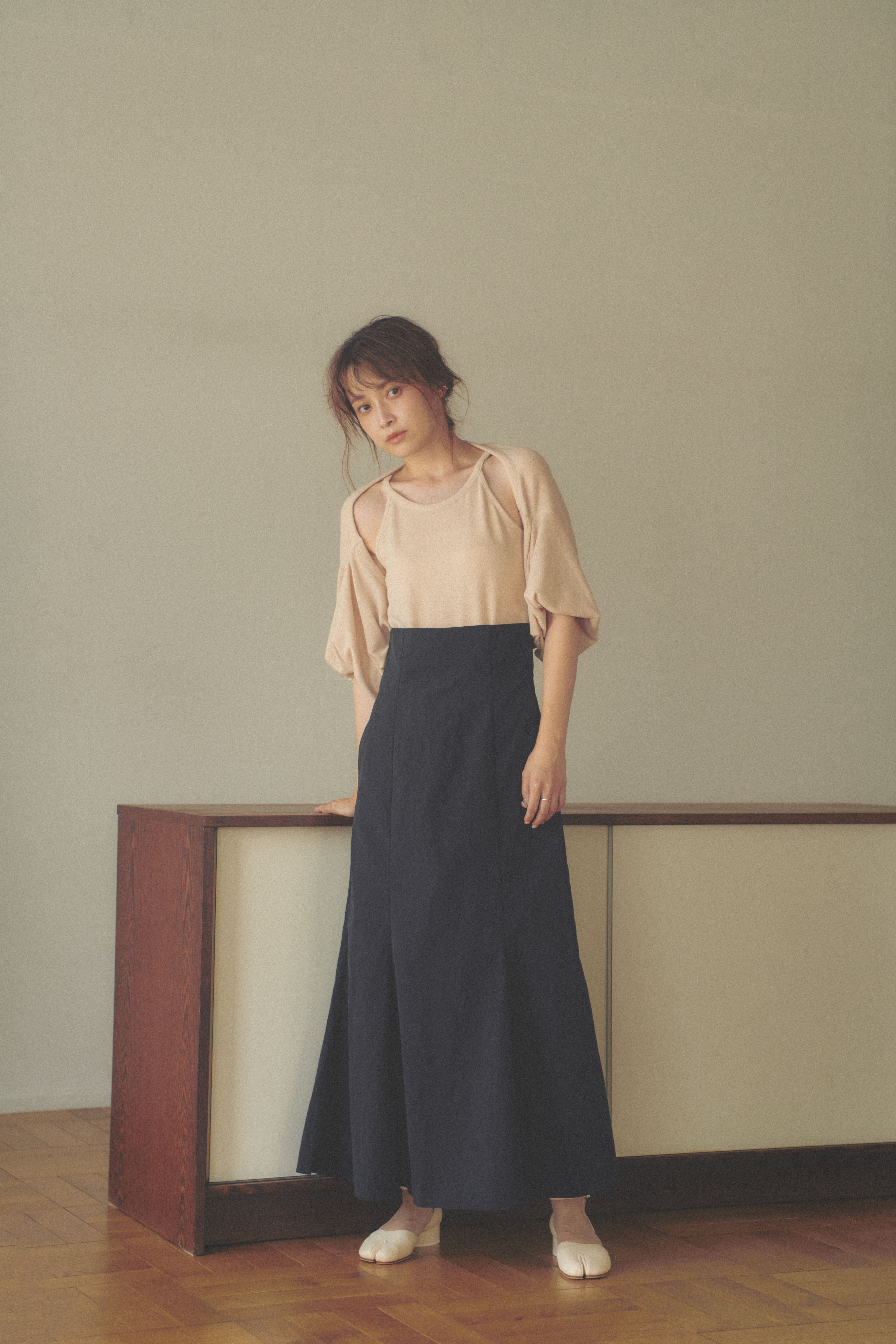 アンサンブル ボレロ｜ベージュ | tof`em online store