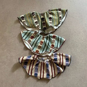 【&pal】rétro stripe  bib/3color