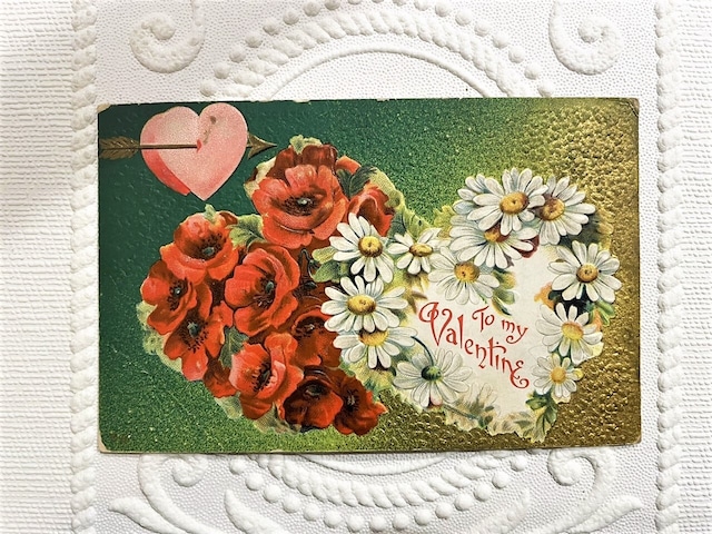 【GPG001】【Valentine】antique card /display goods