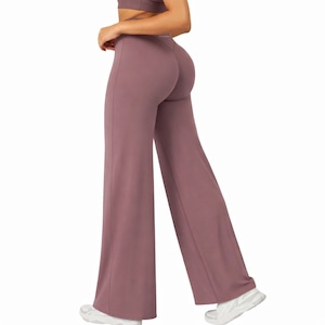 ワイドレギンス ローズブラウン