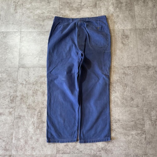 50-60s Vetra フレンチワーク コットン ブルー パンツ W32 詳細写真11