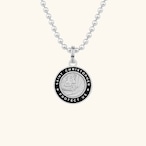 オリジナル スモール シルバー / ブラック セント クリストファー ネックレス :GET BACK NECKLACES ゲット バック ネックレスズ