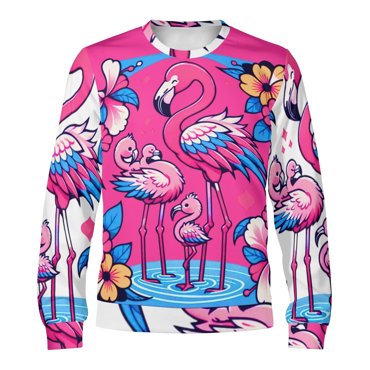 Unisex Custom Winter Crewneck Pullover Sweatshirt 4531