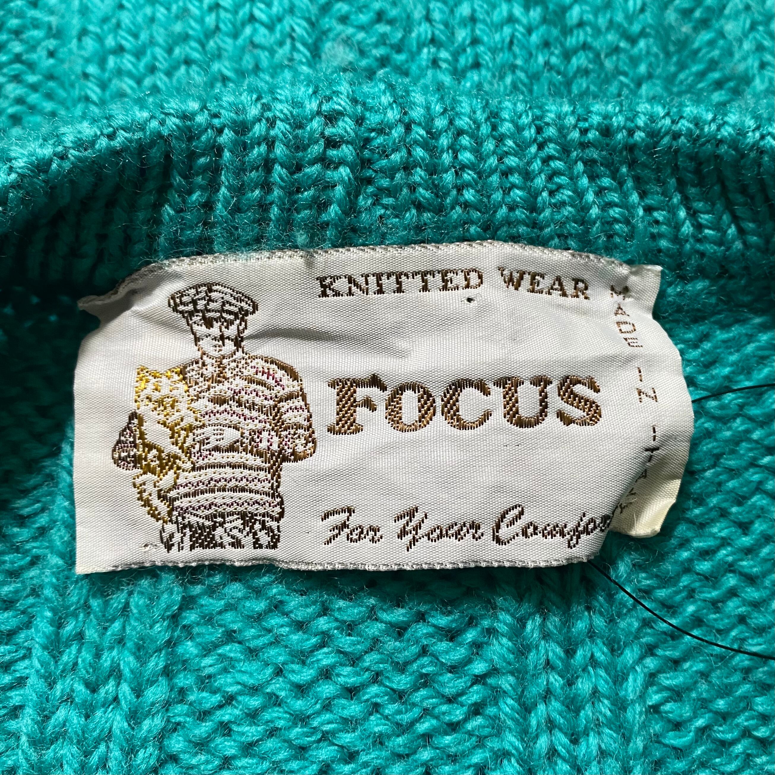 80’s USA製 Jantzen ティファニーブルー パールカーディガン 80's USA製 Jantzen ティファニーブルー パールカーディガン