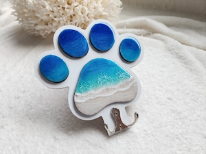 466.オーシャンレジンアート 肉球型ウォールフック