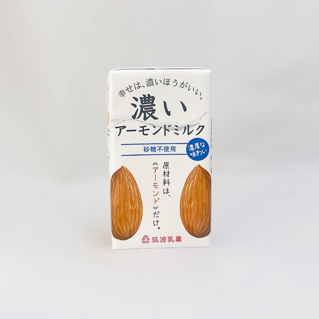 ○筑波乳業 濃いアーモンドミルク 125ml