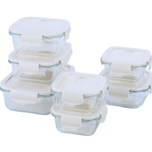 マジクック　レンジ対応　耐熱ガラス容器　７点セット