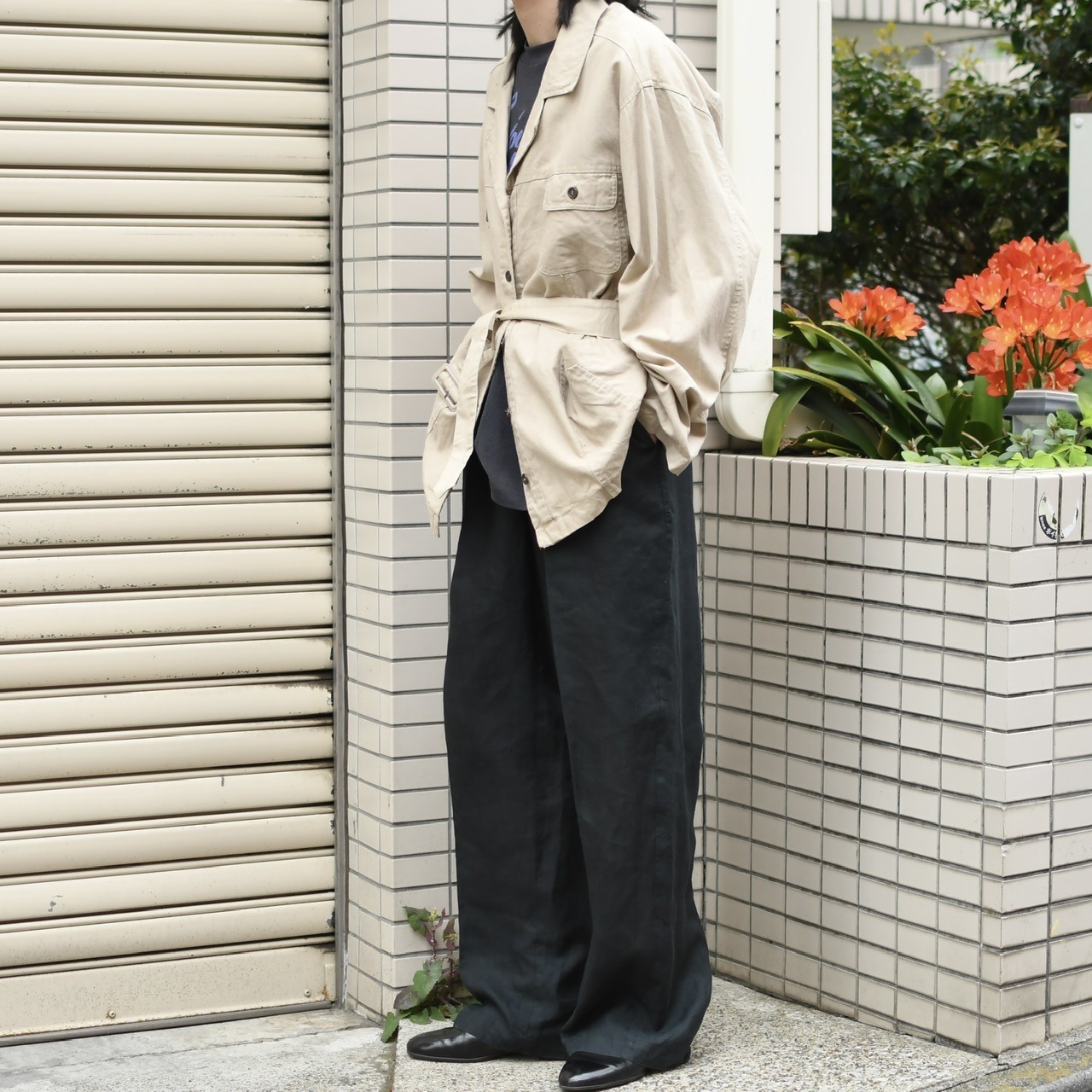QUEEN SIZE linen tracker jacket