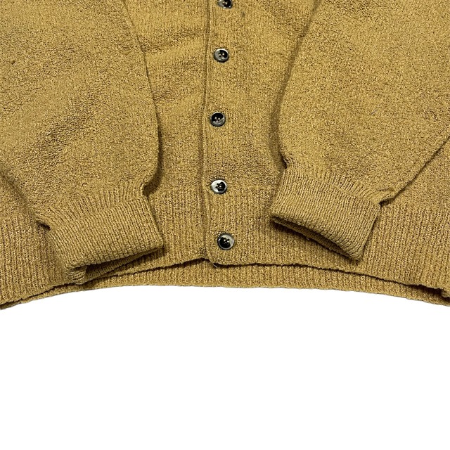 60's~ v neck knit cardigan