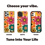 iPhoneケース レトロフラワー 花柄｜ビッグフラワーの60sレトロ RETRO007