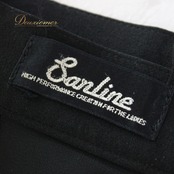 【美品 日本製社交ダンス衣装】スカート レッスンウェア 練習着 Sanline サンリーヌ 黒 ブラック 無地 シンプル フリンジ 上品
