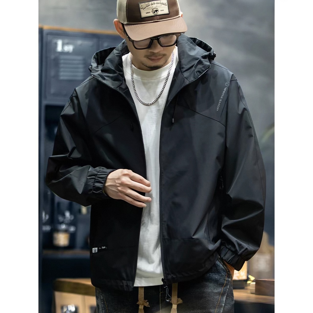 Hooded zip mountain jacket 1529 - 2