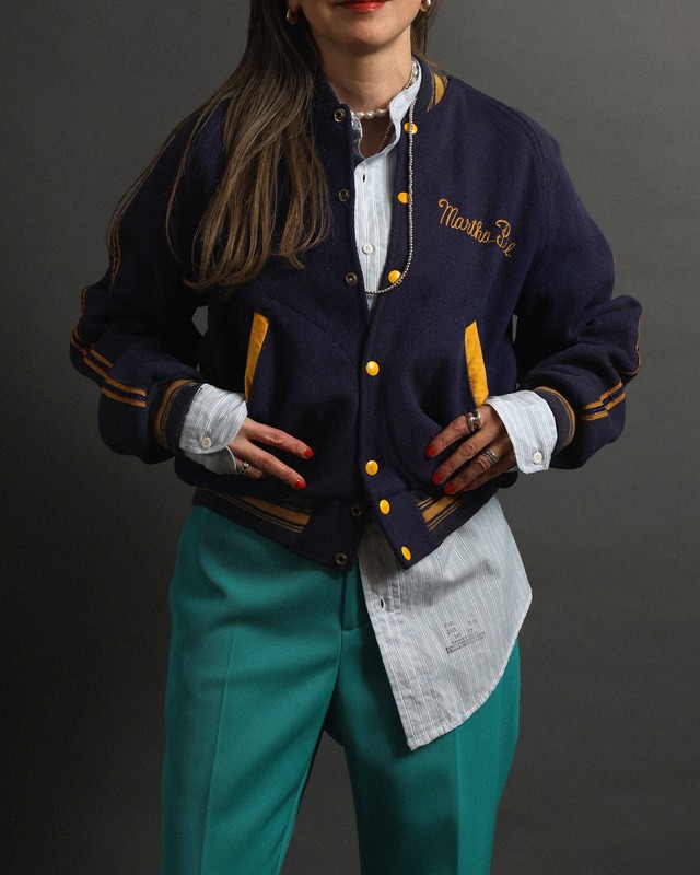 1950-60's Hustontown / Wool Varsity Jacket
