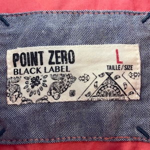 【POINT ZERO】柄シャツ 花柄 長袖シャツ Lサイズ アメリカ古着