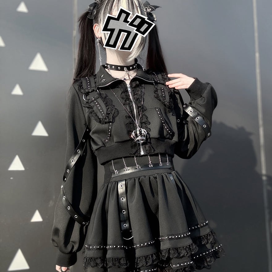 ライブ ステージ衣装に｜即納 パンクゴシック セットアップ サブカル系