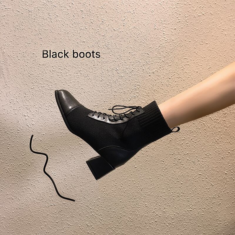 ショートブーツオータムシングルレッドカジュアルスタンダード レトロ 靴 シューズ 秋物 フェイクシューズ4243212520