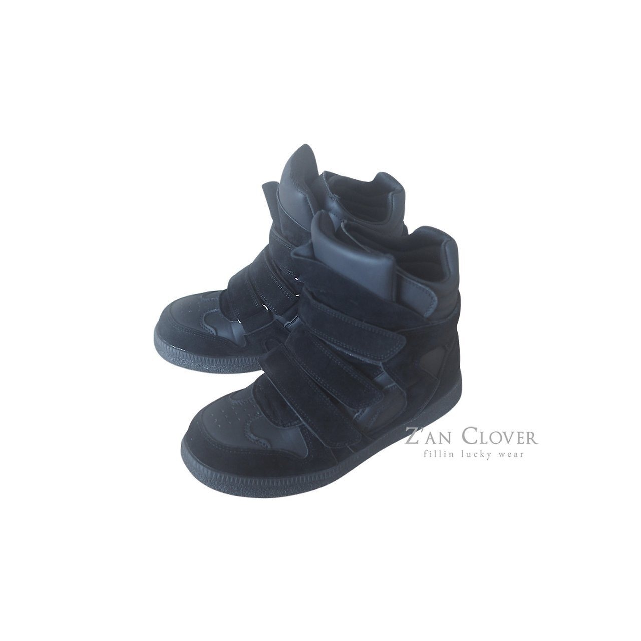 ZAN CLOVER［取寄］velcro hightop sneakers 26winter
