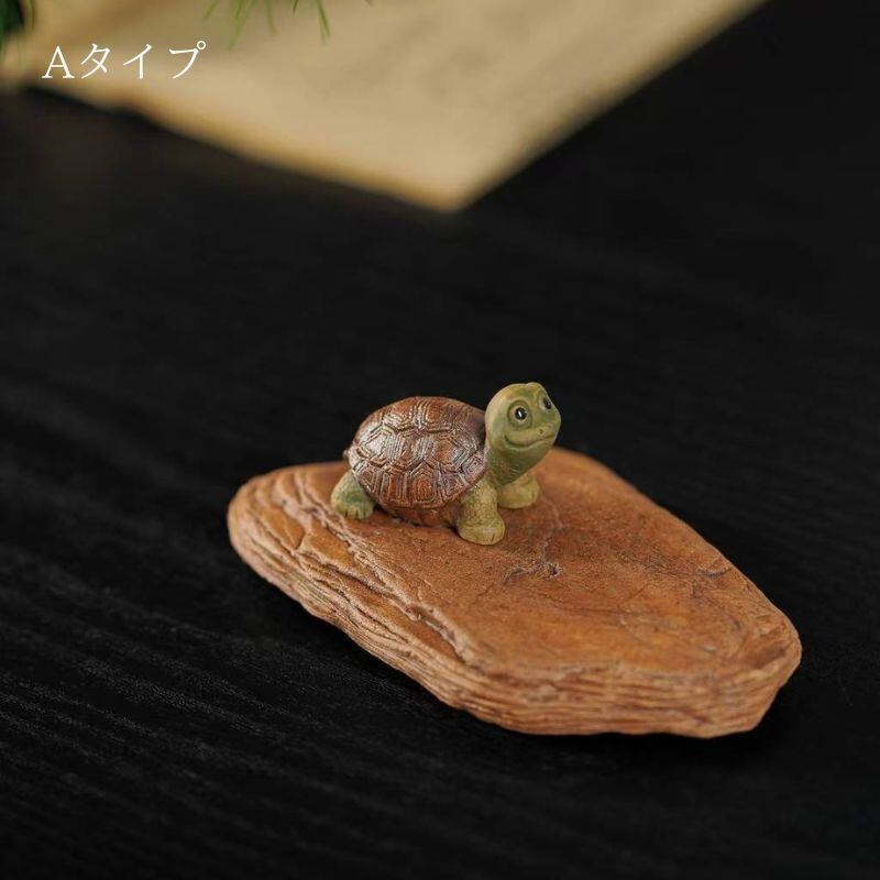 亀 香立て 置物 風水 お香立て インセンスホルダー 卓上置物 かめ