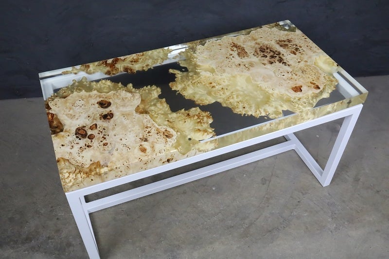 ポプラ×クリア【レジンテーブル】 | RESIN SPACE