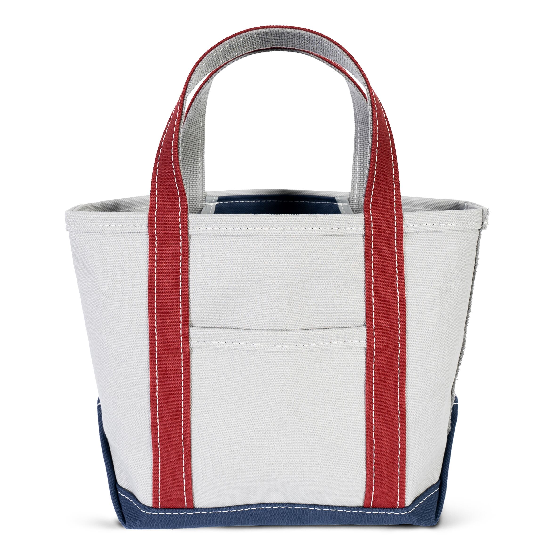ホワイト トートバッグ 赤紺ストラップ 日本製】帆布 キャンバス トートバッグ Sサイズ Ship and Rock Basic