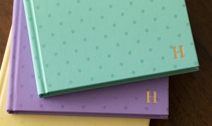【HONcept】テキスタイルノート Charm Dot（水玉） - Taupe 23（トープ）ノート
