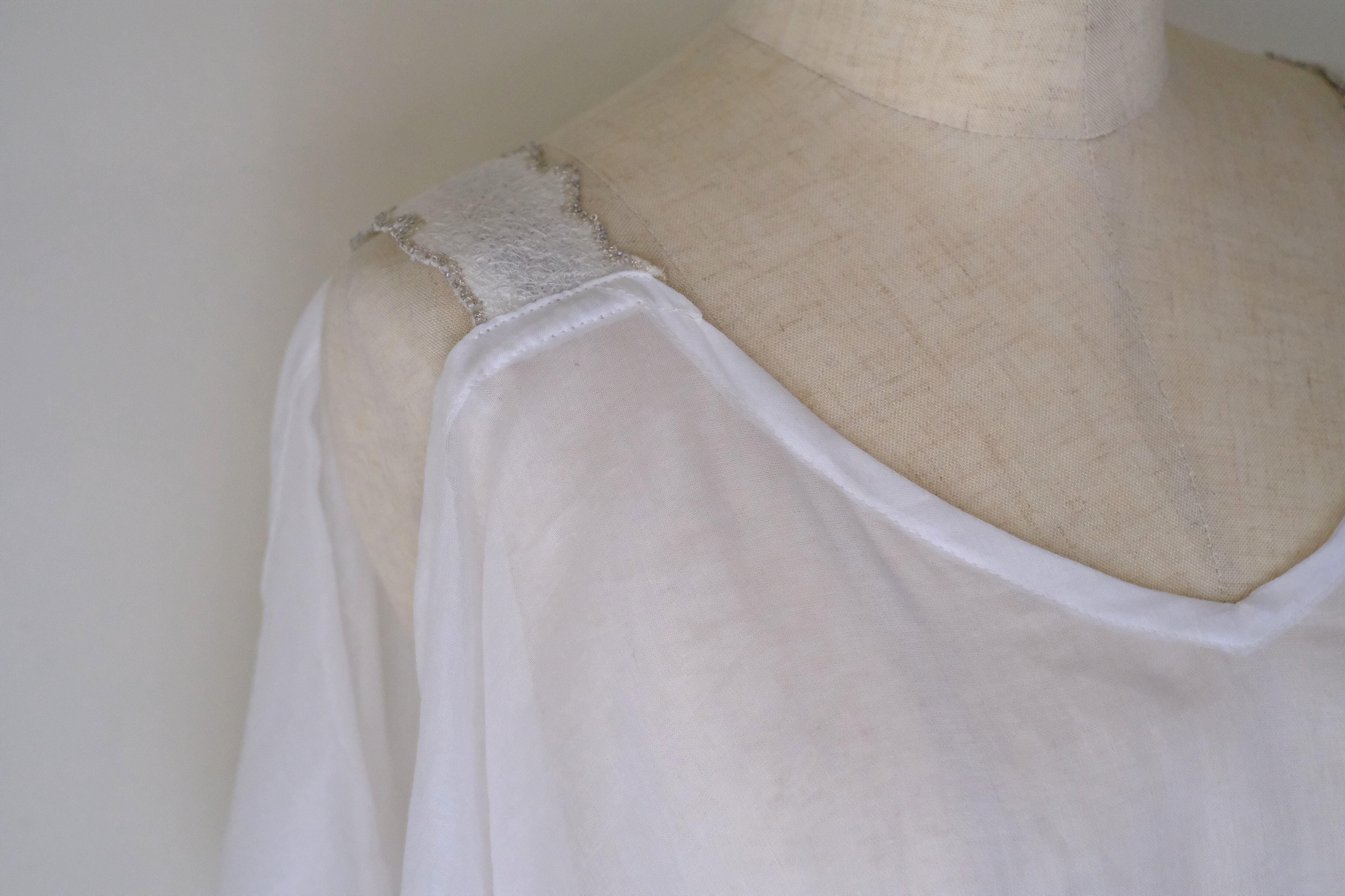 シアーワンピース cl-115(オフ白)