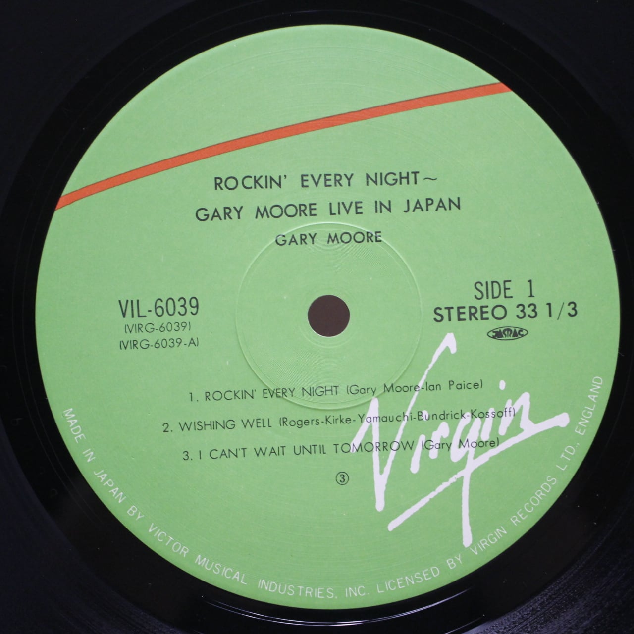 Gary Moore / Rockin' Every Night - Live In Japan [VIL-6039, VIRG-6039] - 画像3