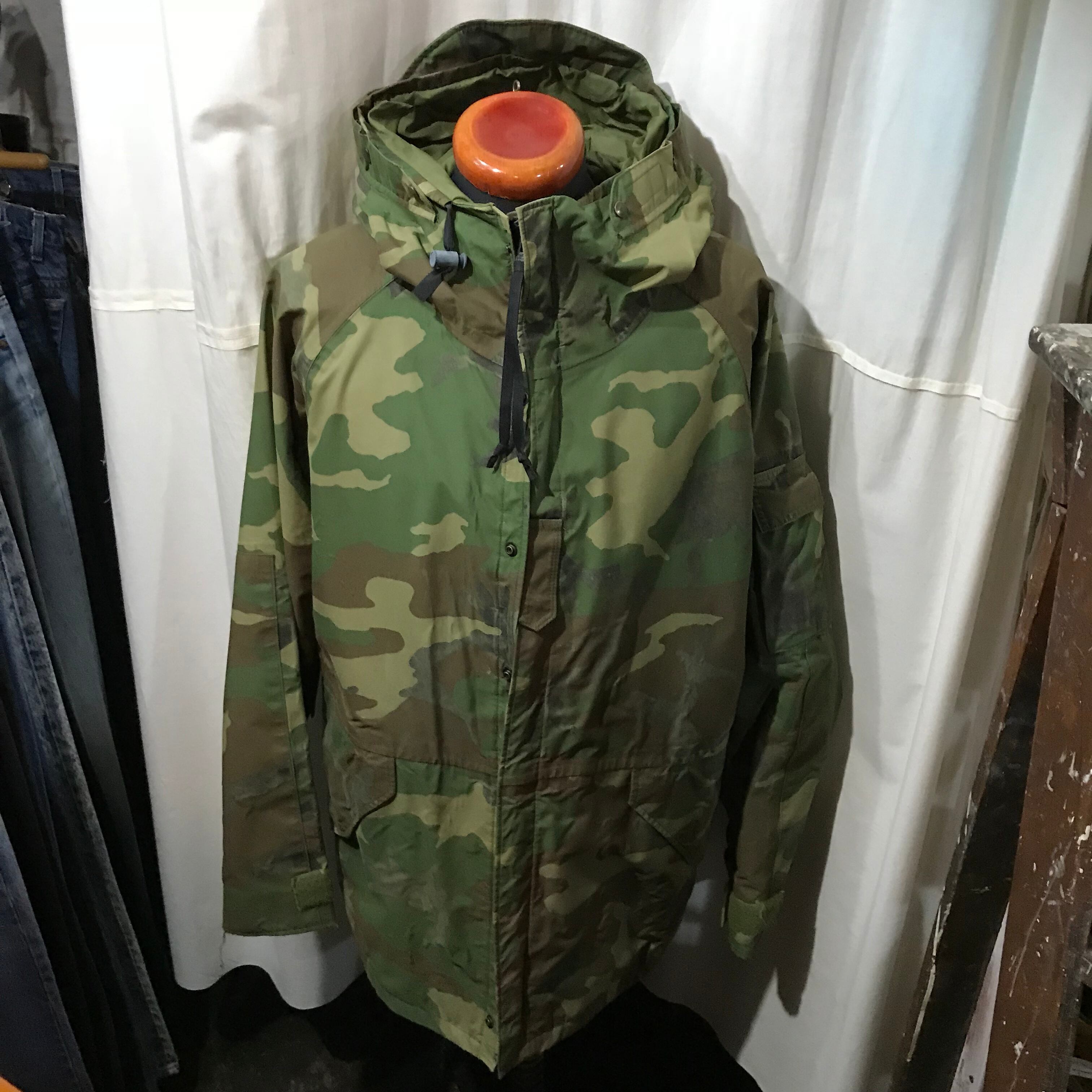U.S.ARMY ecwcs アメリカ軍支給 エコワックスジャケット ウッドランドカモ メンズL-R