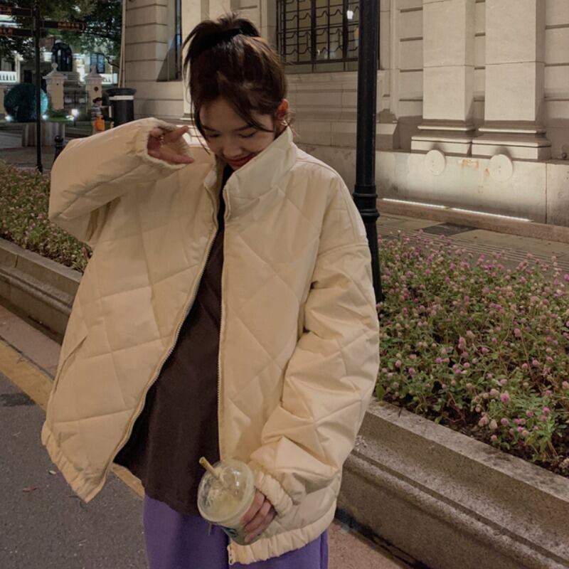 カラージャケット レディースウィンターオータムコート ルーズ 秋物 冬物 YY-ファッション83215142966