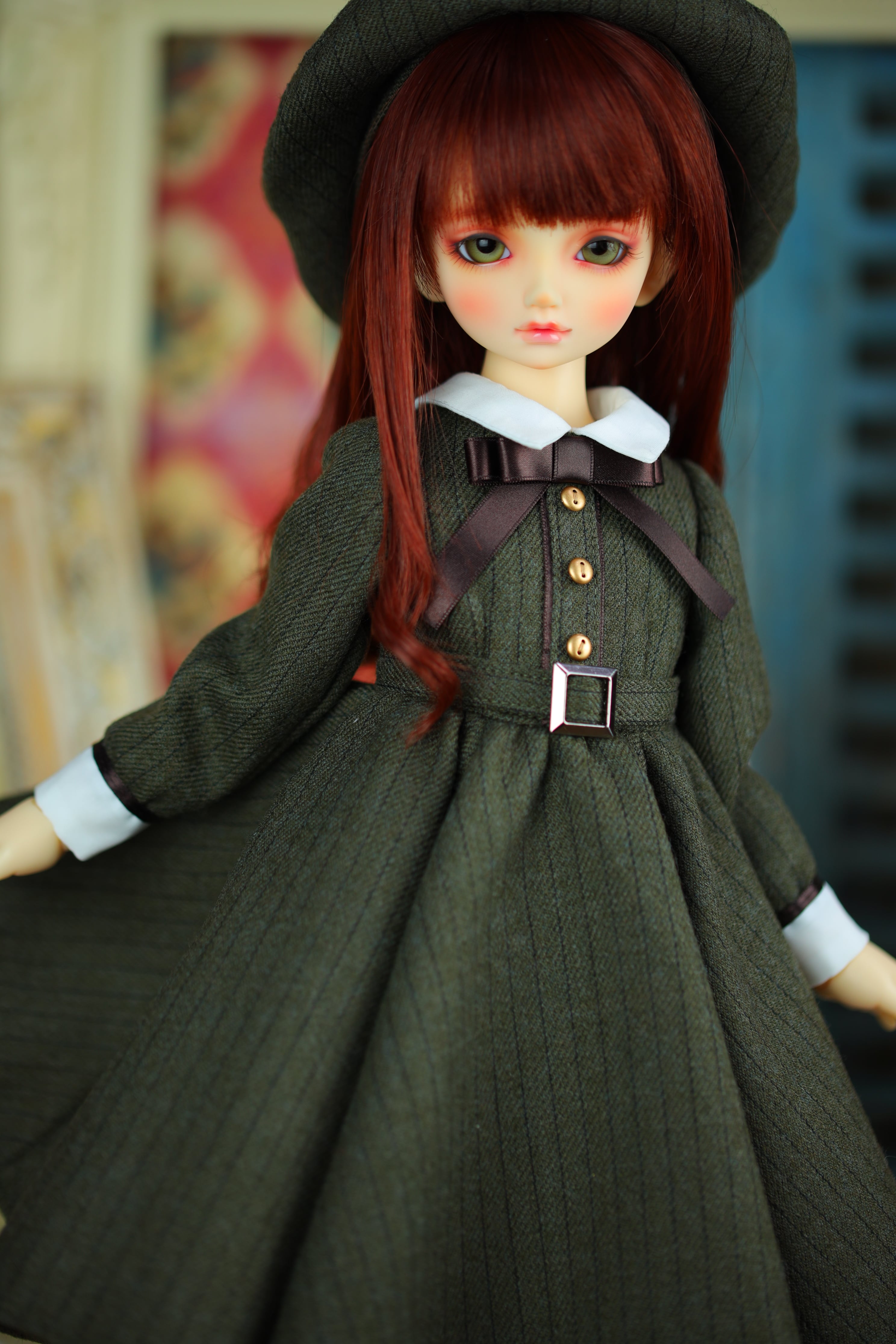 MDD / SDM対応OF 【深碧の森の館ドレス ディープグリーン】MDD / SDM