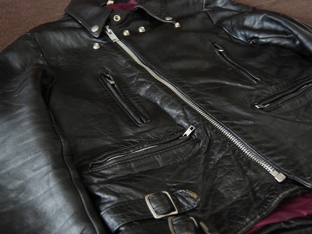 70's "TT Leathers" UK ダブルライダースジャケット