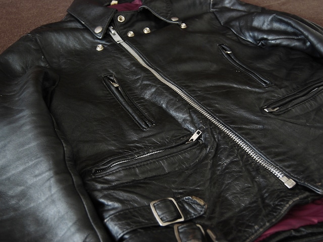 70's "TT Leathers" UK ダブルライダースジャケット