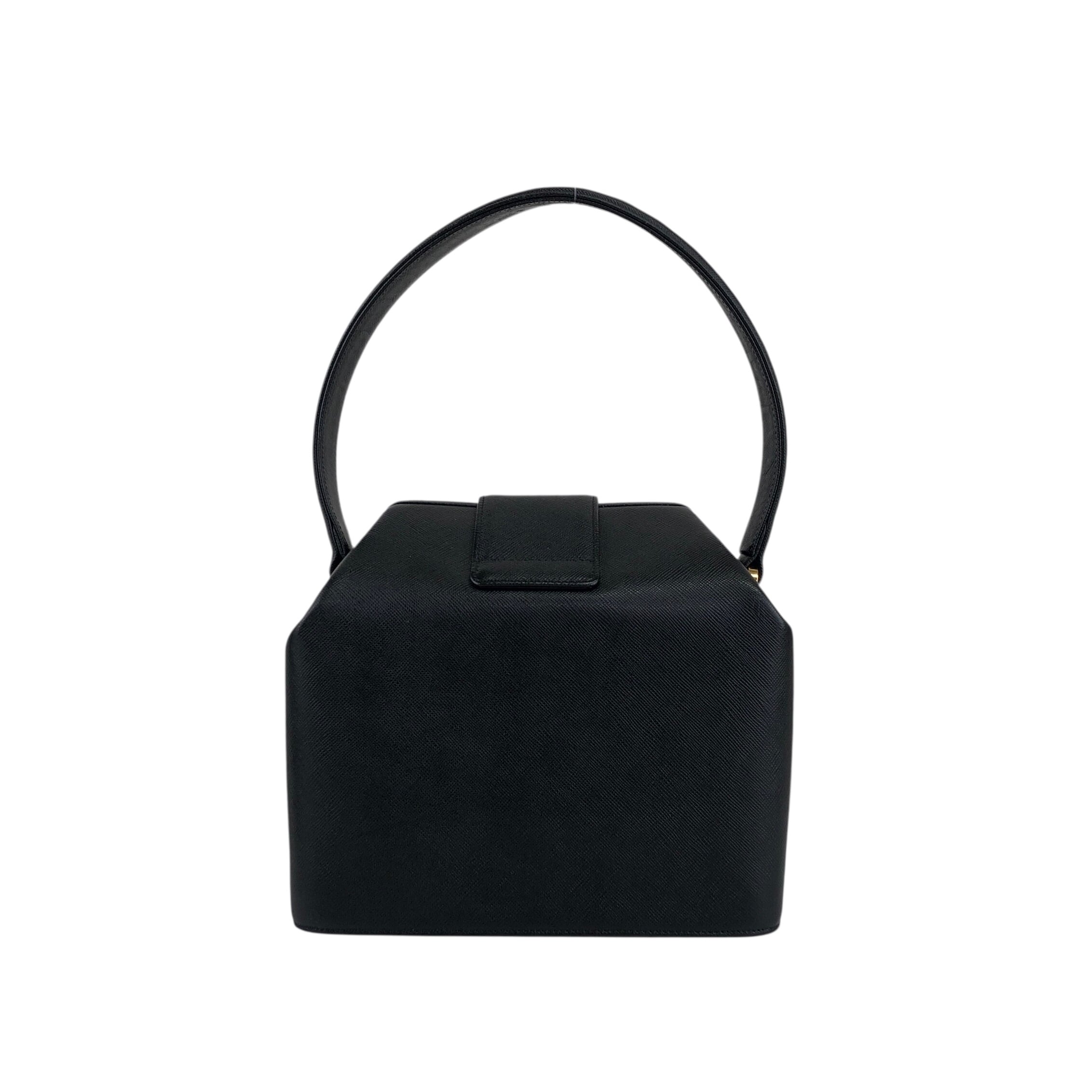 GIVENCHY ジバンシィ ハンドバッグ ブラック ターンロック レザー