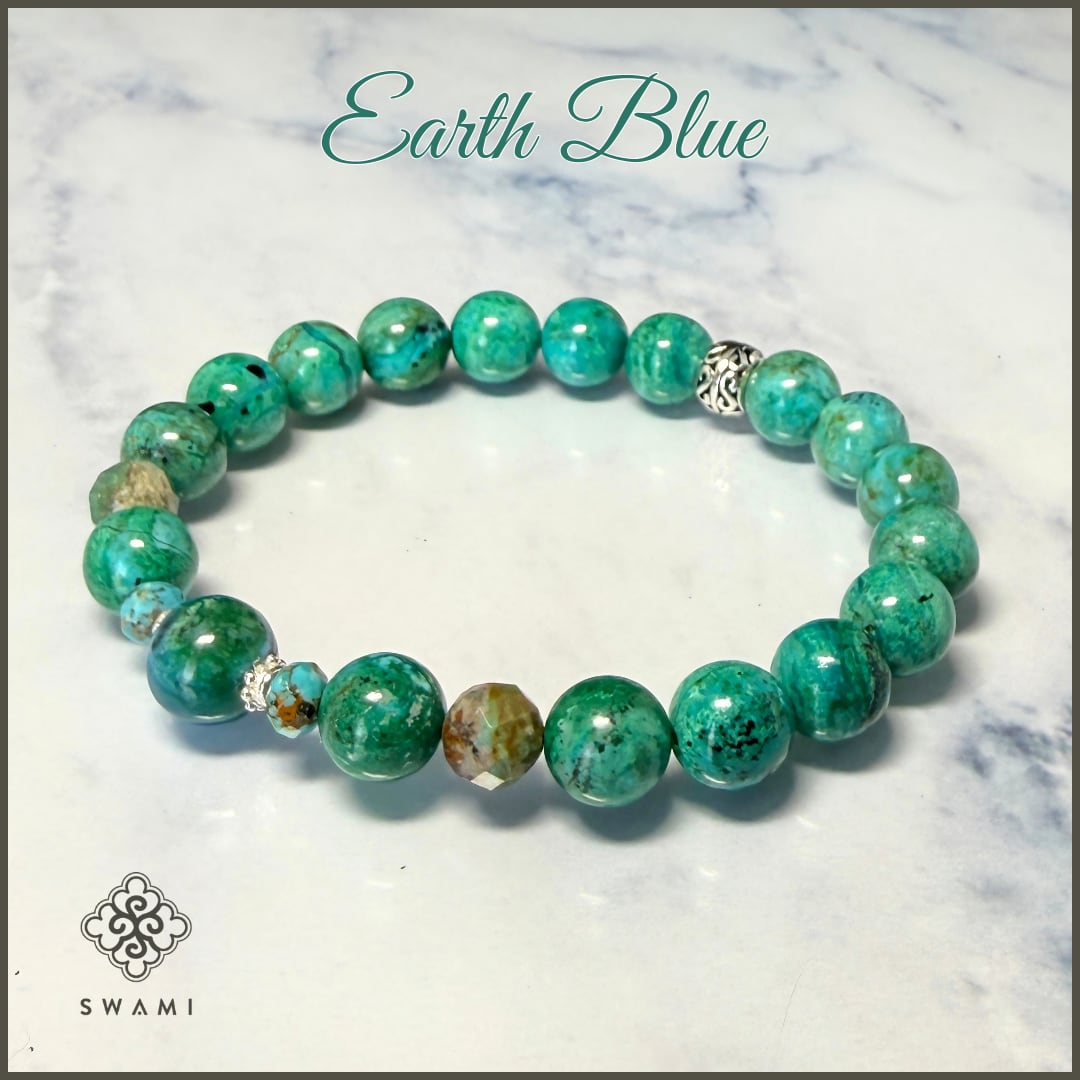 SWAMI スワミブレスレット アースブルー(Earth Blue)(1点物)