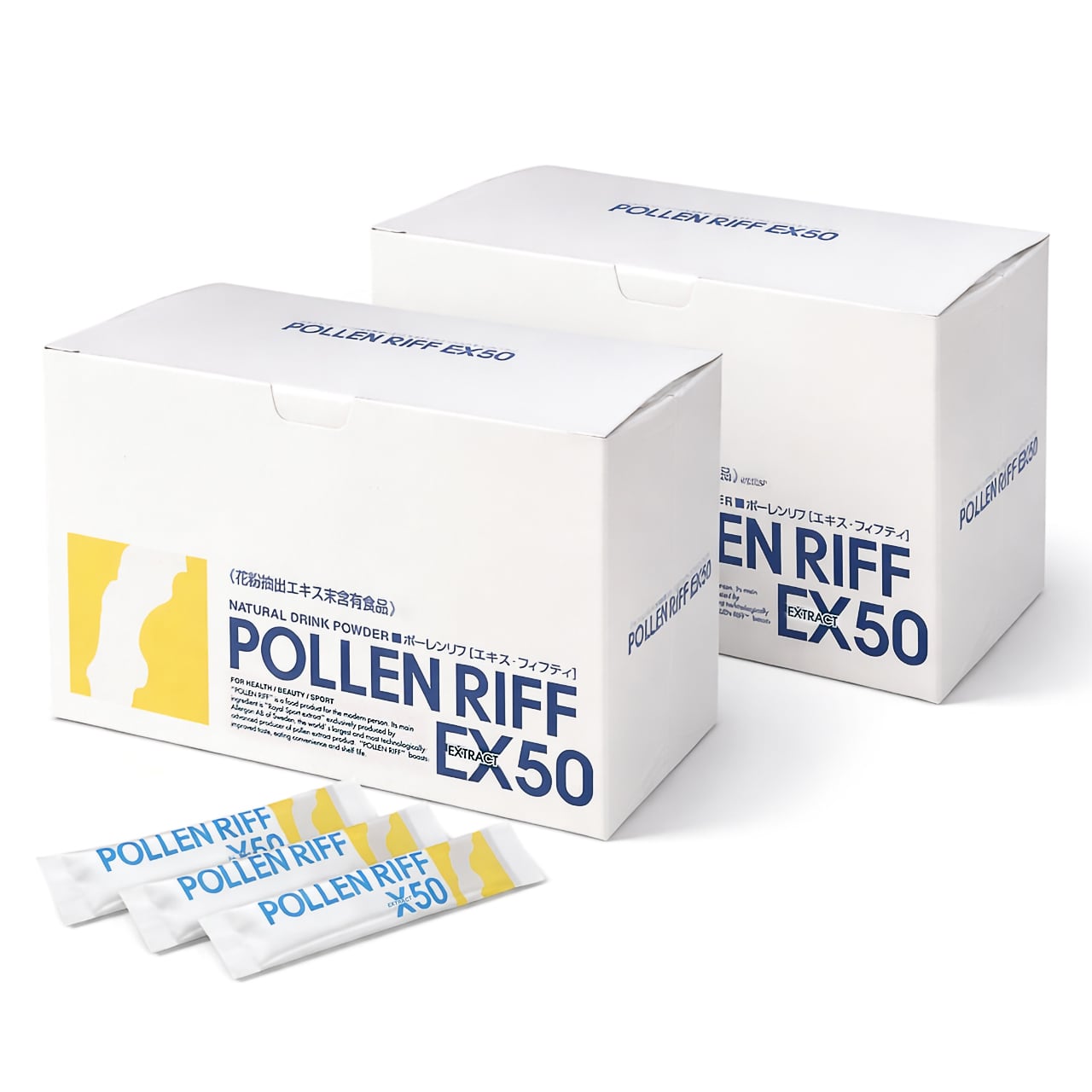 ポーレンリフX50 花粉抽出エキスパウダー 90包×2箱 *送料無料*
