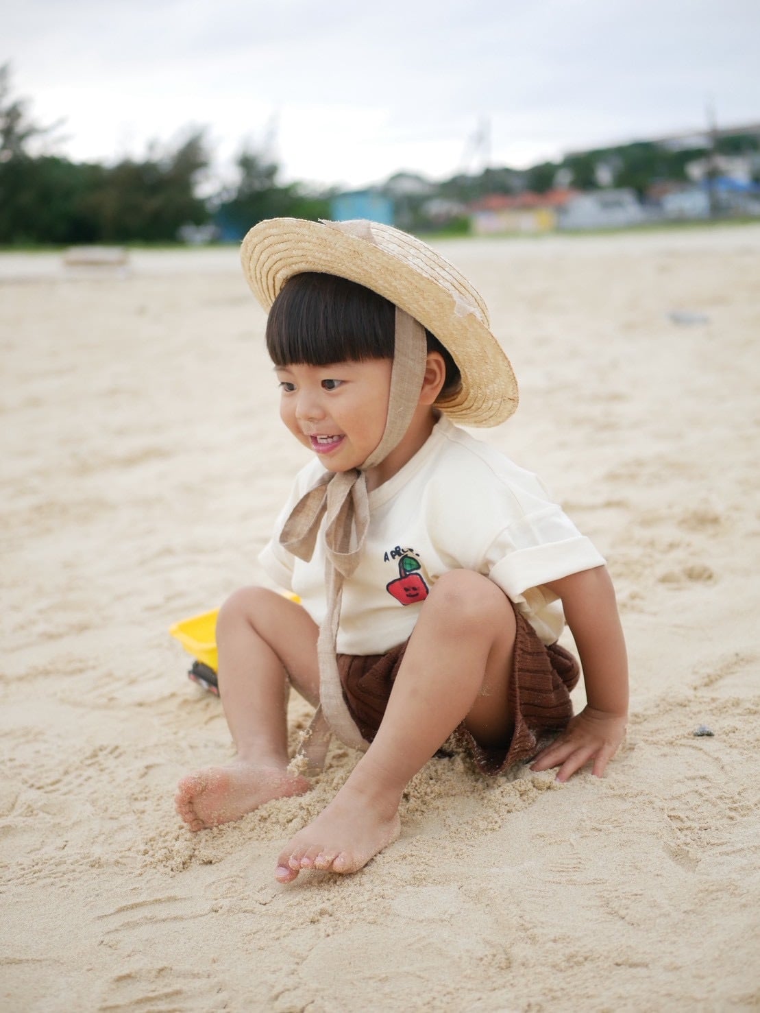 【予約】送料無料 Grown / ORGANIC FRUIT SALAD TEE - MILK