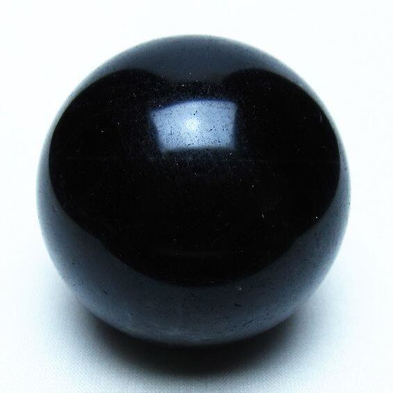 モリオン 黒水晶 丸玉 56mm 一点物 151-9438